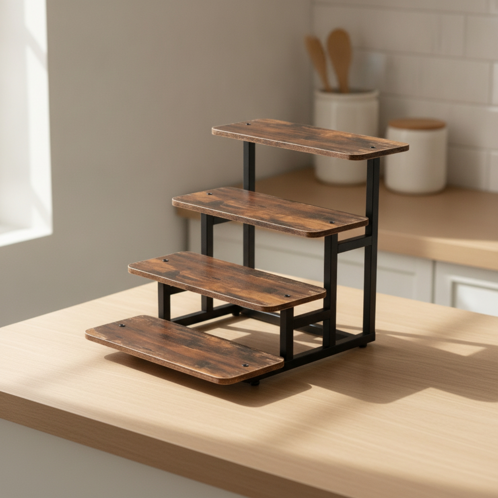 4-Tier Display Stand Tabletop  – Display Risers Set recenzja i cena