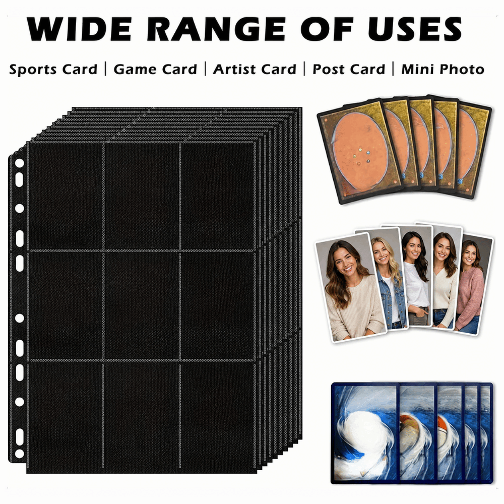 10Pcs 9-Pocket A4 Trading Card – Trading Card Binder recenzja i cena