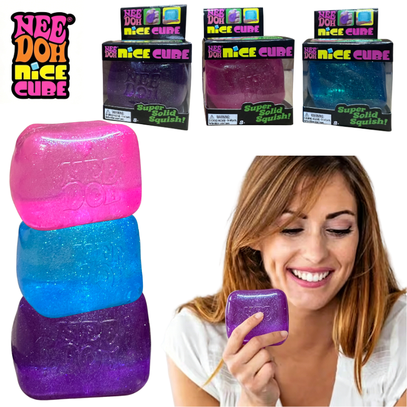 Schylling Nee Doh Glitter Cube – Fidget Cube Original recenzja i cena