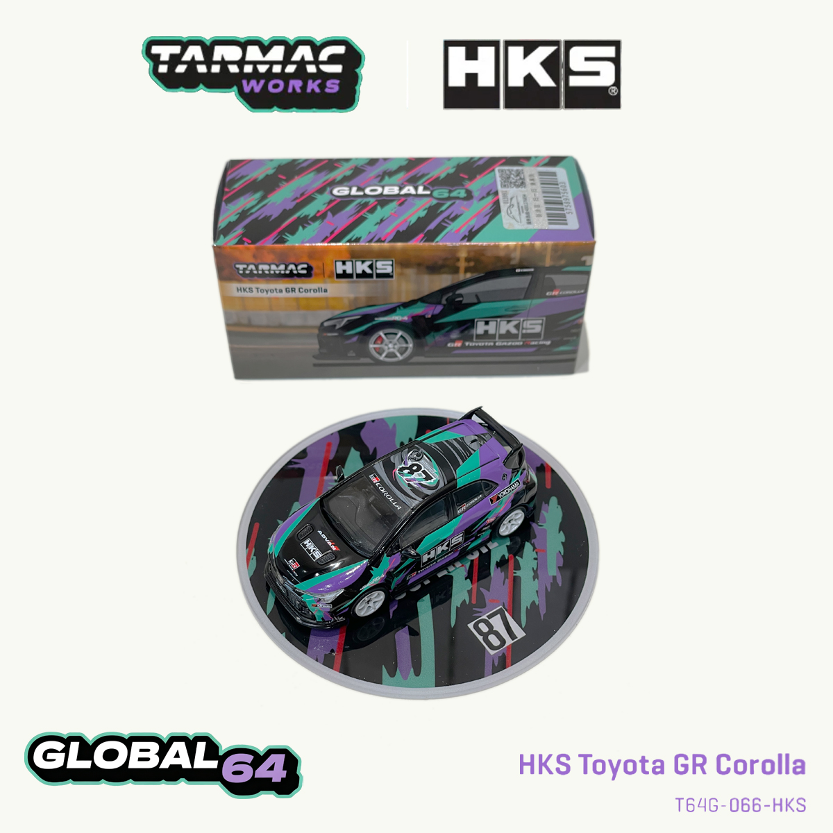 Tarmac Works T64G-066-HKS 1:64 – Die Cast Car 1 64 recenzja i cena