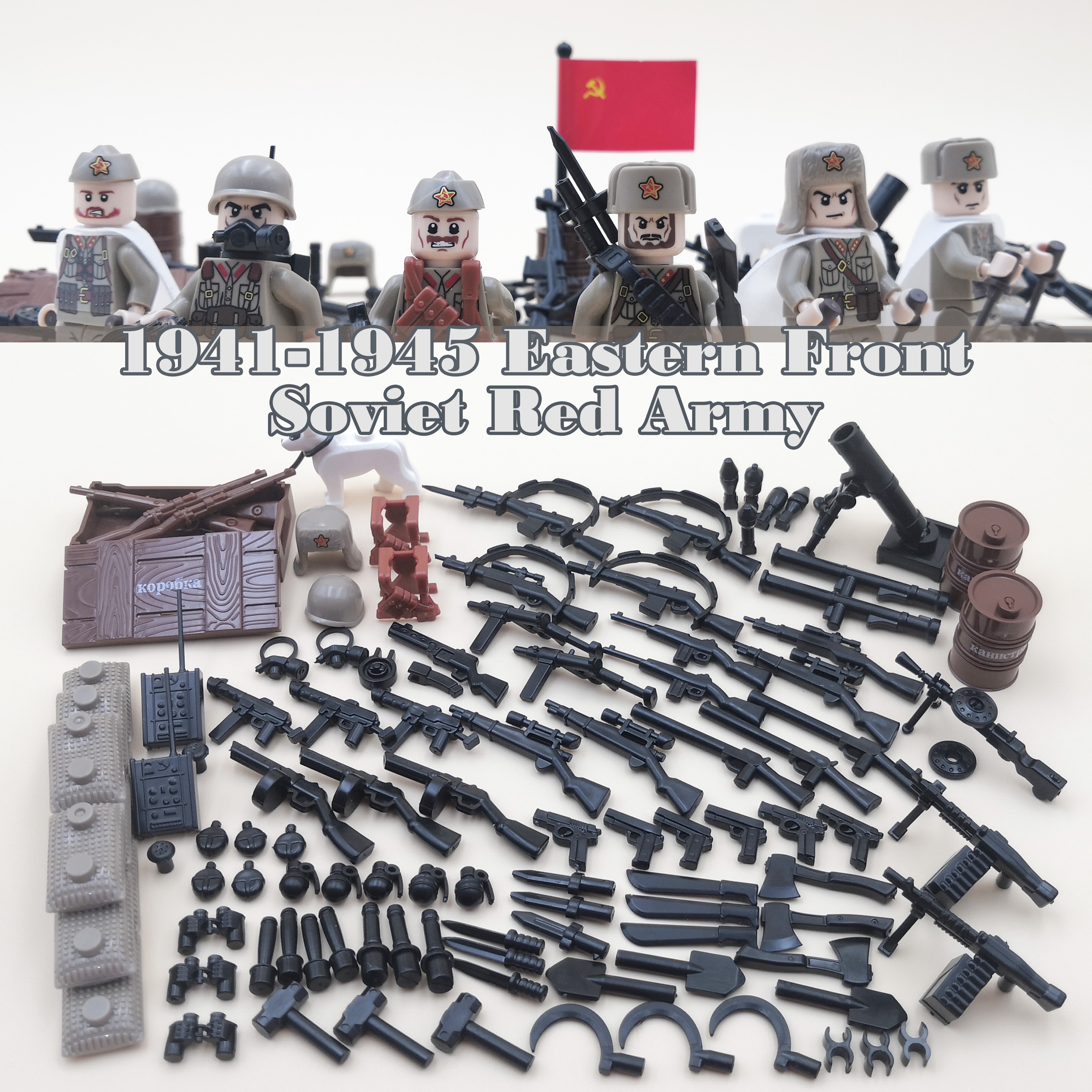 WW2 Soldier US Russia Soviet R – Lego Minifigure Holder recenzja i cena