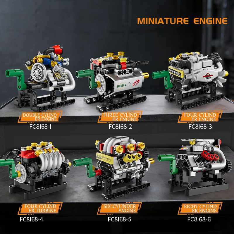 Mini Engine 2/3/4/6/8 Cylinder – Building Block Mini recenzja i cena