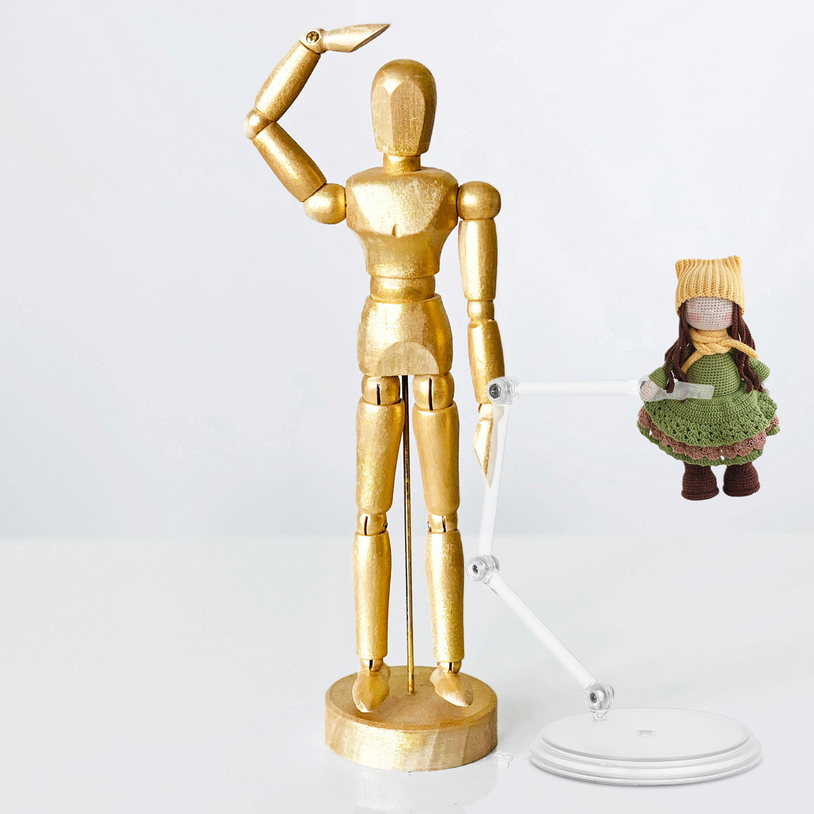 3Pcs Transparent Adjustable Cl – Action Figure Stand recenzja i cena