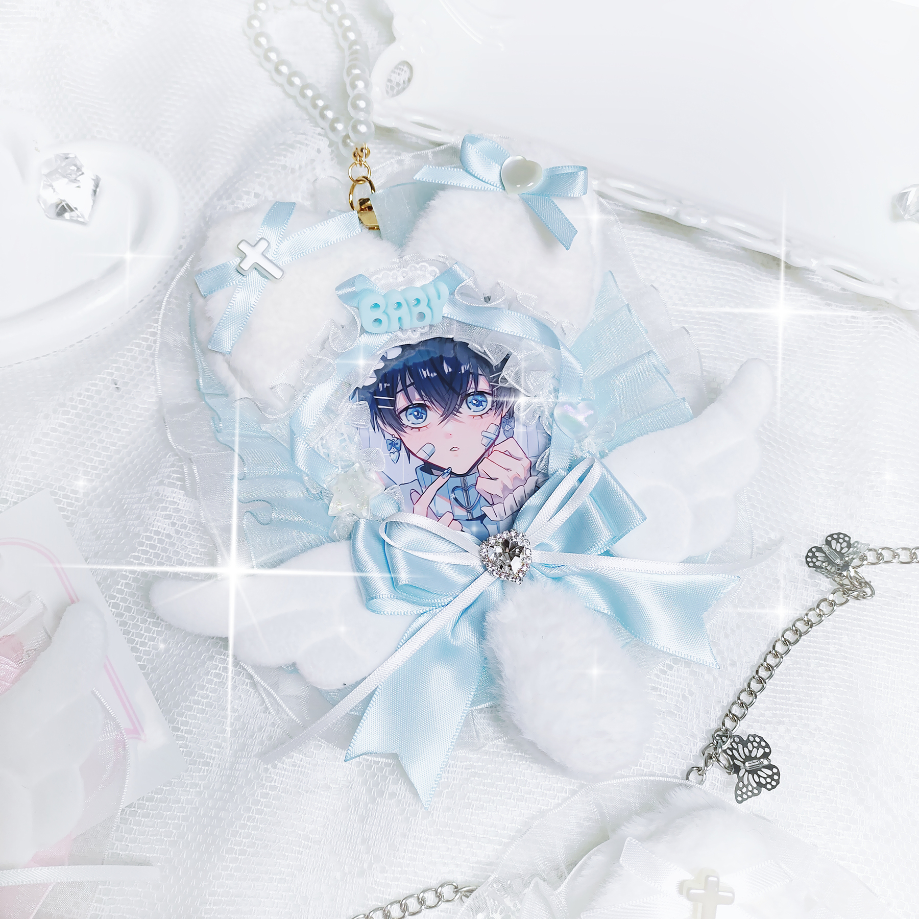 Angel Cat Cute Card Holder wit – Card Top Loader recenzja i cena