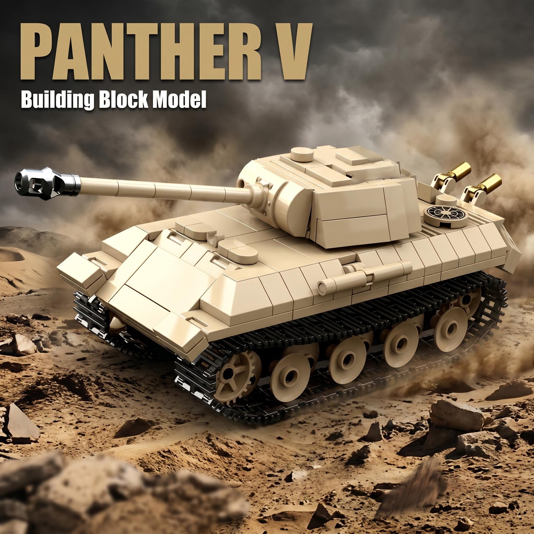 MOC Panther V Tank Tiger I KV- – Lego Minifigure Holder recenzja i cena