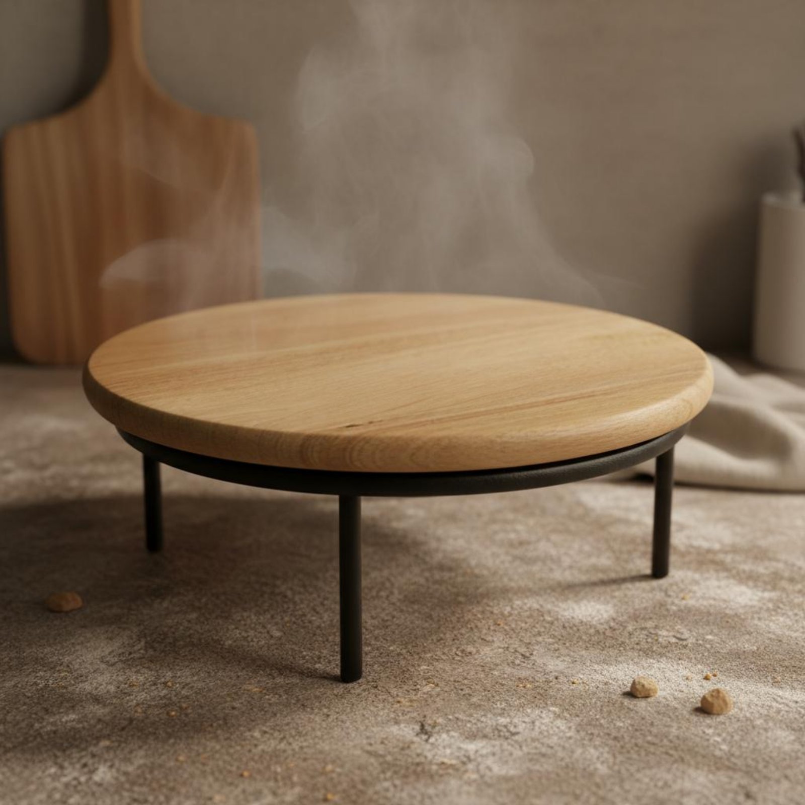 Pizza Stand Retro Design Round – Display Risers Set recenzja i cena