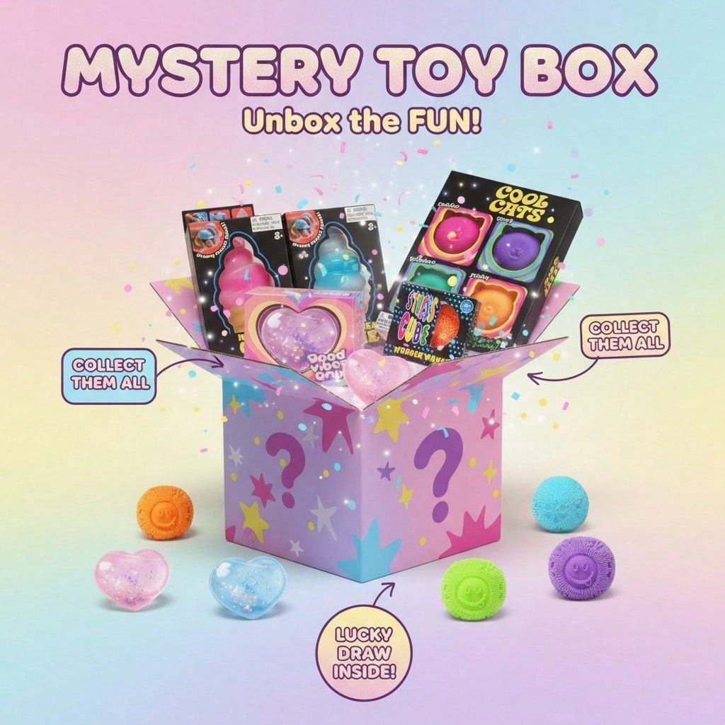 100+ Pieces Assorted Squishy F – Mystery Box Blind Bag recenzja i cena