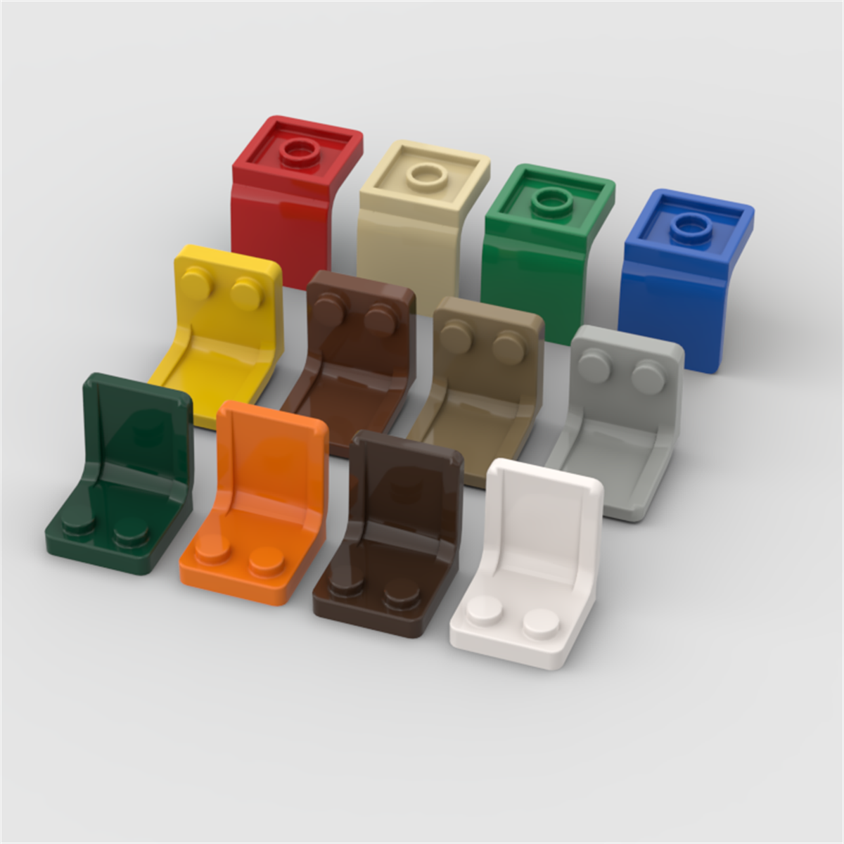 10PCS 4079 2x2 Chairs Seats Bu – Lego Minifigure Holder recenzja i cena