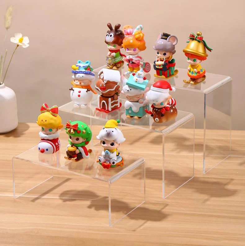 5 Size Acrylic Display Risers  – Pop Display Shelf recenzja i cena