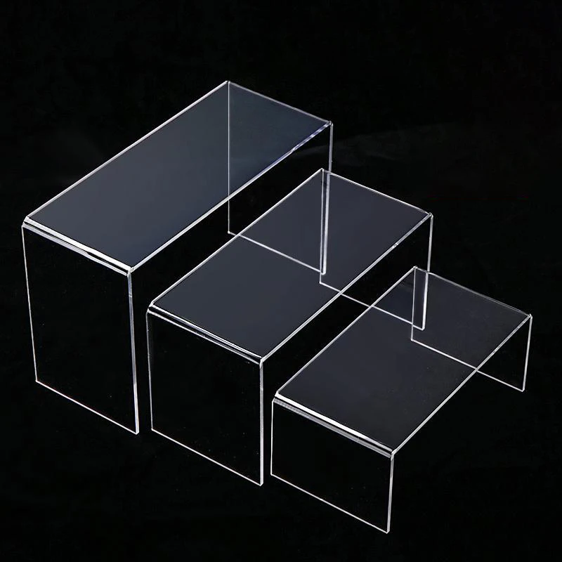 5 Size Acrylic Display Risers  – Pop Display Shelf recenzja i cena