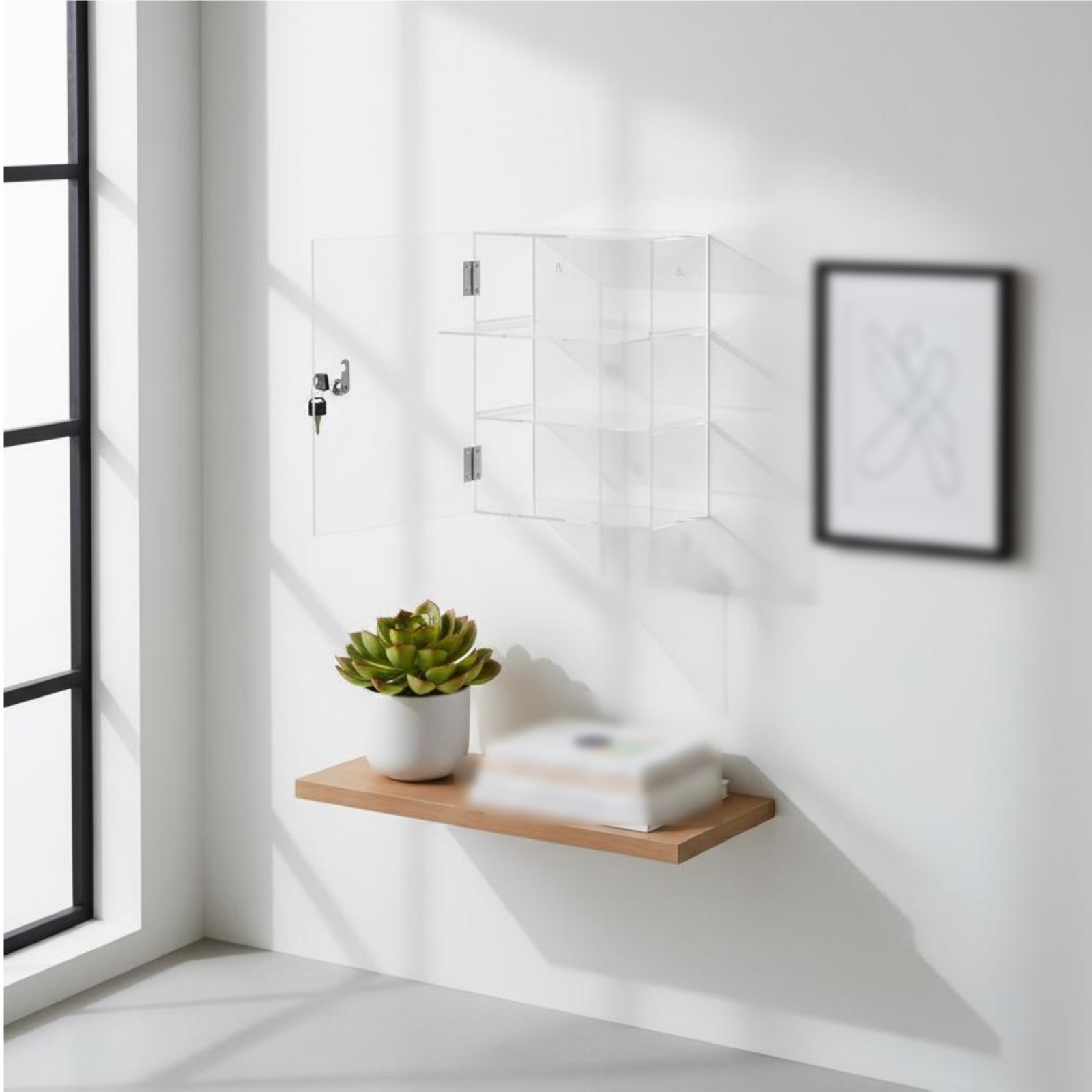 Locking Acrylic Display Case L – Display Case Acrylic recenzja i cena