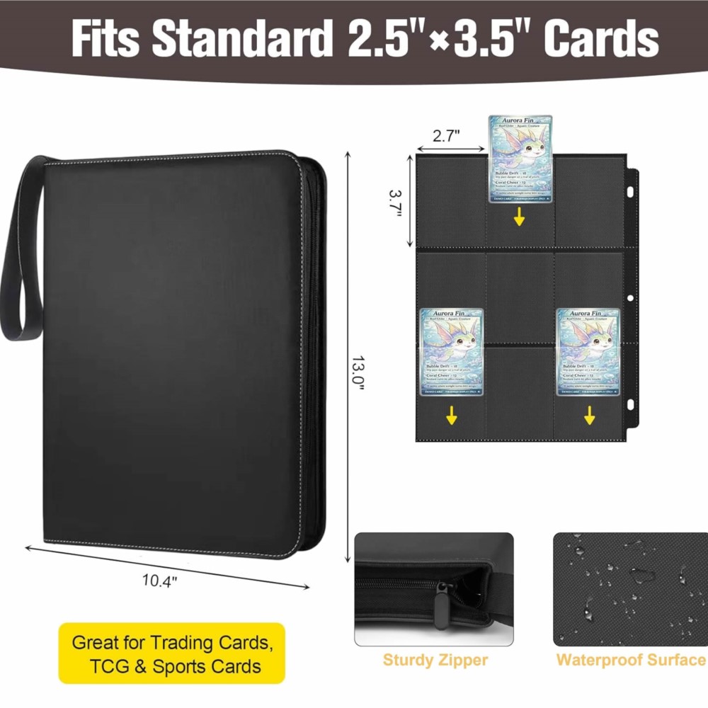 900 Pockets Card Binder Album  – Trading Card Binder recenzja i cena