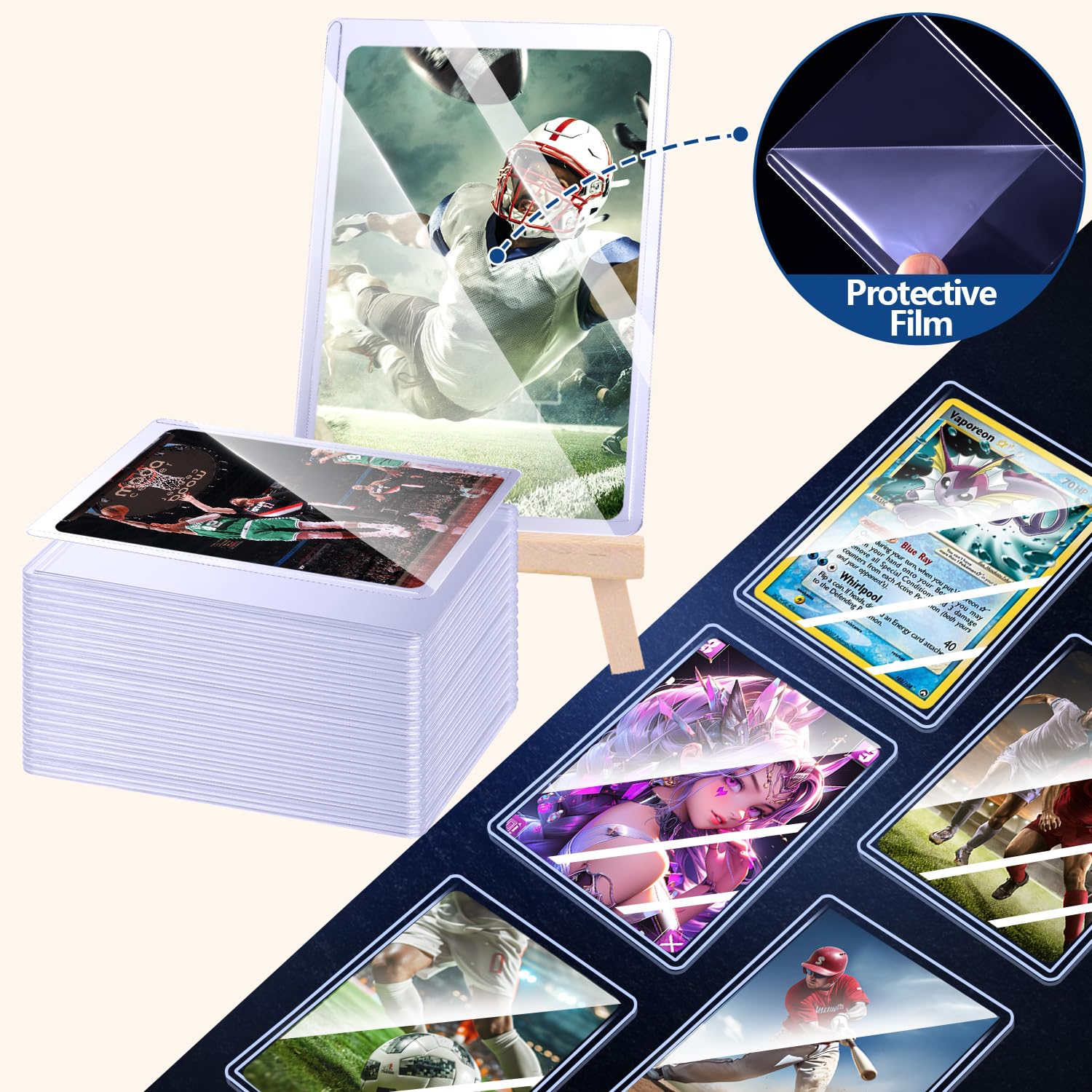 25-50pcs Hard Card Sleeves Ant – Card Penny Sleeve recenzja i cena
