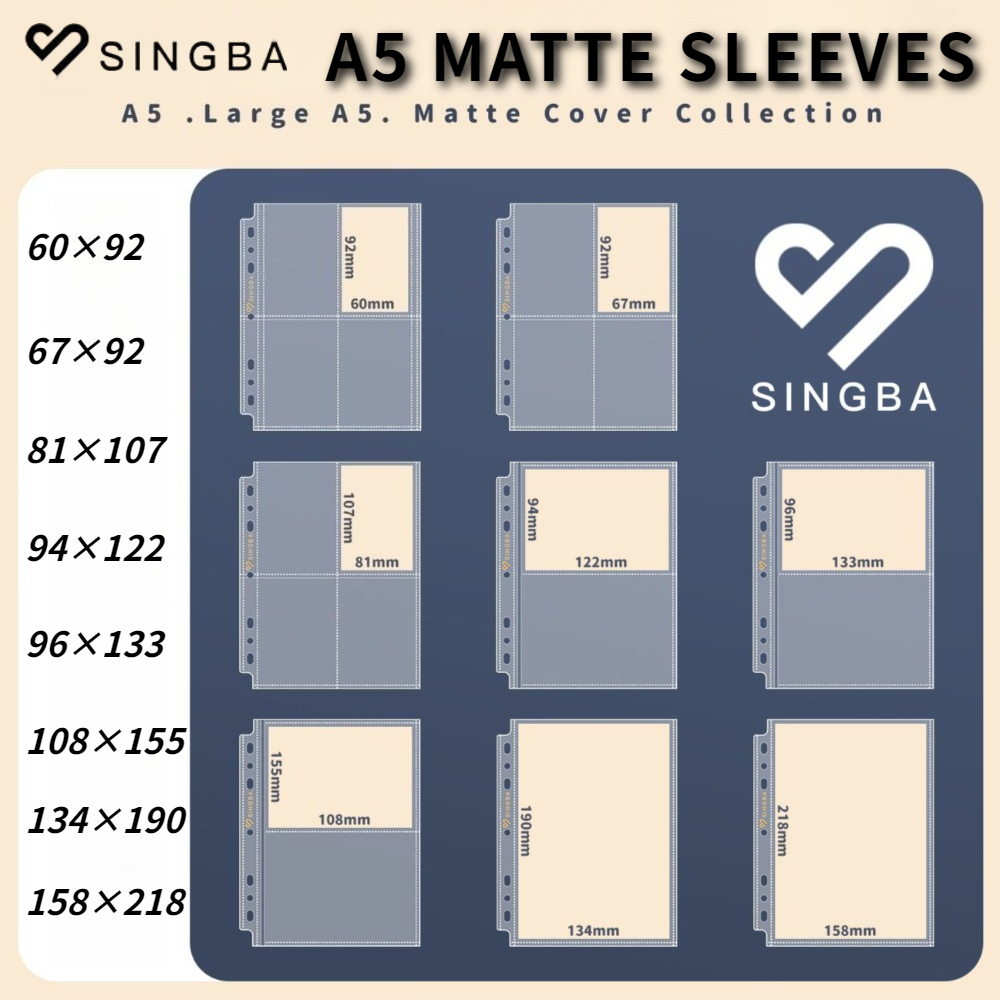 SINGBA Large A5 7-Hole Matte C – Pokemon Binder Card recenzja i cena
