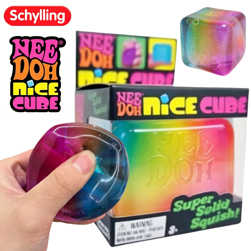 Schylling NeeDoh Rainbow Cube  – Fidget Cube Original recenzja i cena