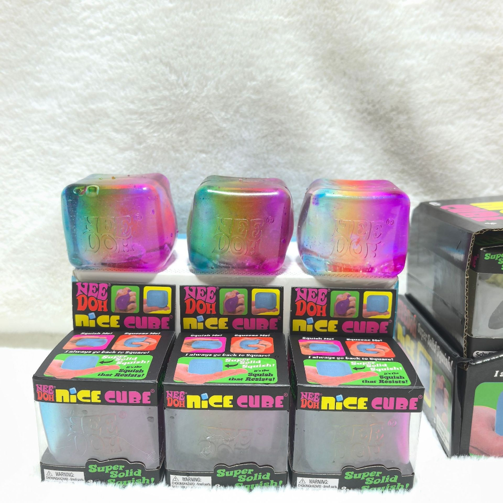 Schylling NeeDoh Rainbow Cube  – Fidget Cube Original recenzja i cena
