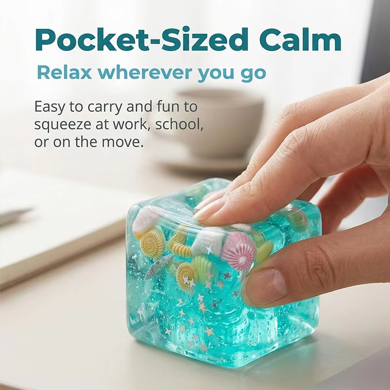 Ocean Shell Squishy Stress Bal – Fidget Cube Original recenzja i cena