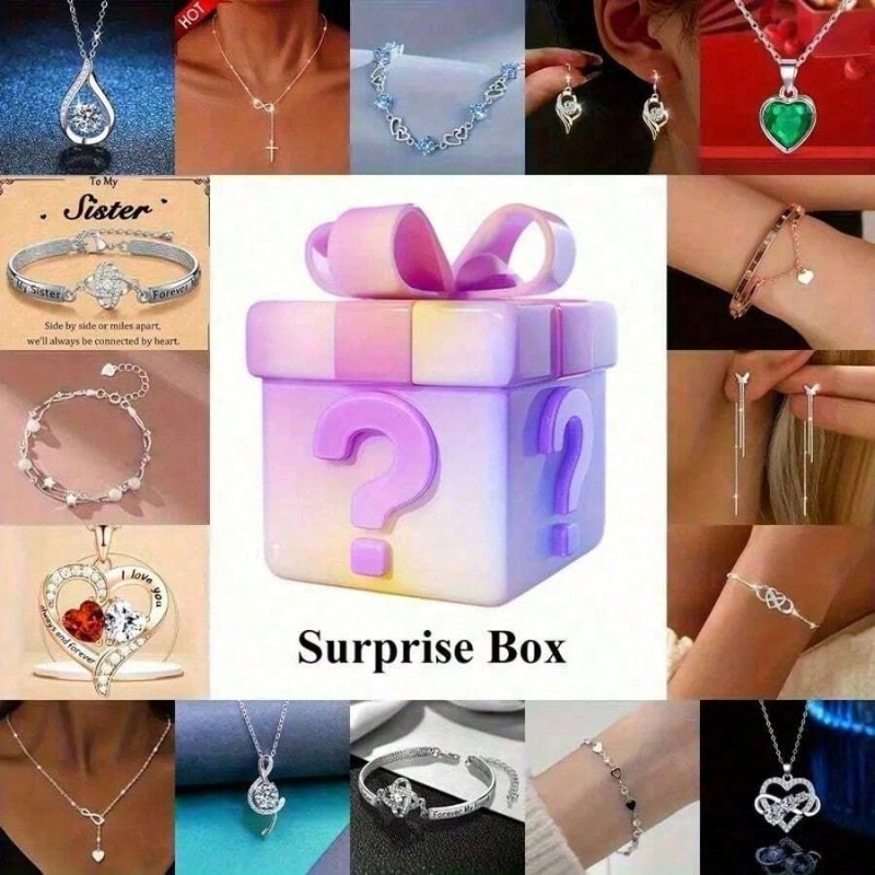 Random Mixed Jewelry Blind Box – Mystery Box Blind Bag recenzja i cena