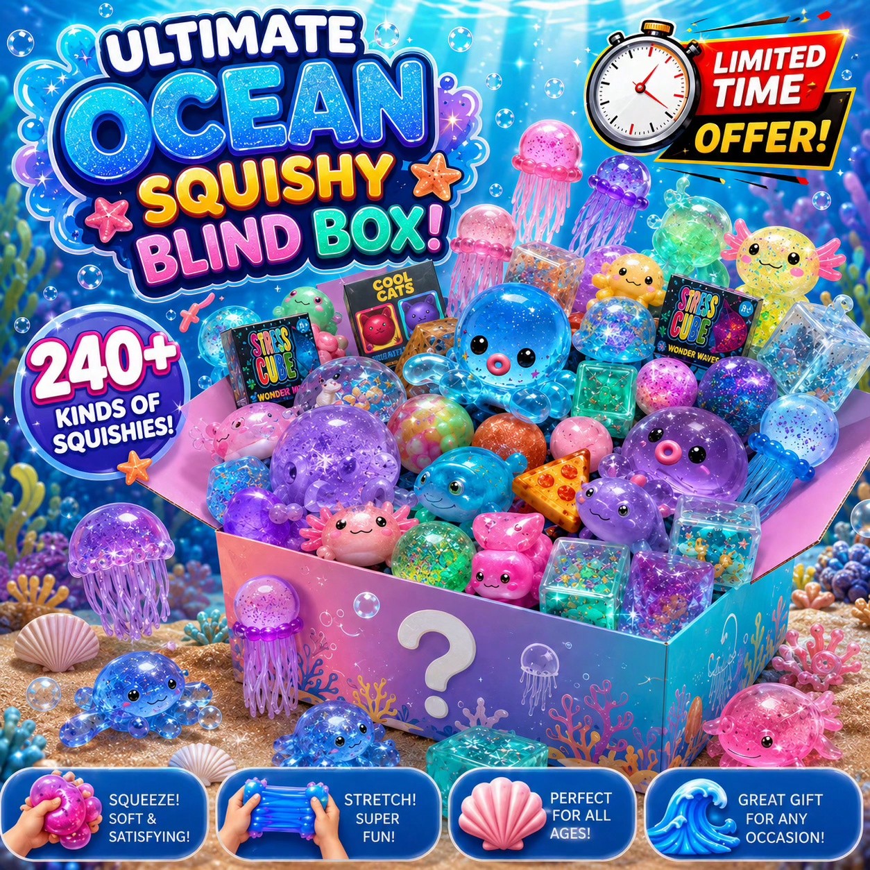 Ultimate Ocean Themed Squishy  – Mystery Box Blind Bag recenzja i cena